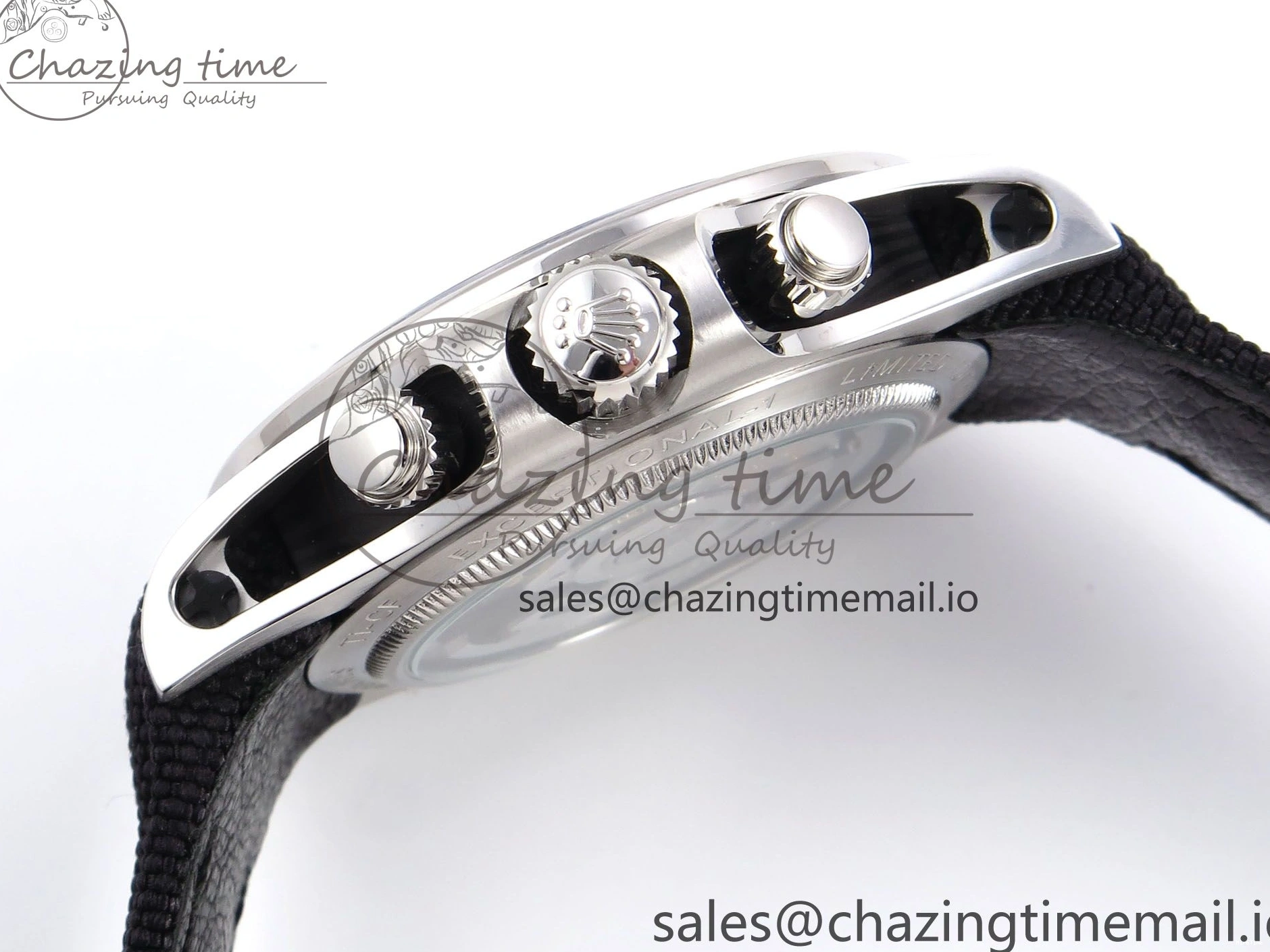 MiroTime 0321 Daytona EXCEPTIONAL-1 DIWF Best Edition Gray Dial on Black Nylon Strap SH Vibrant 1010